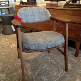 Plaid Occasional Chair